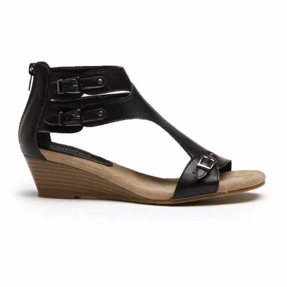 NEW CLOUD 90 women's softy open toe sandals in black